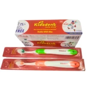 kidodent bubble fruit flavour kids toothpaste brush 75 gm(pack of 3)