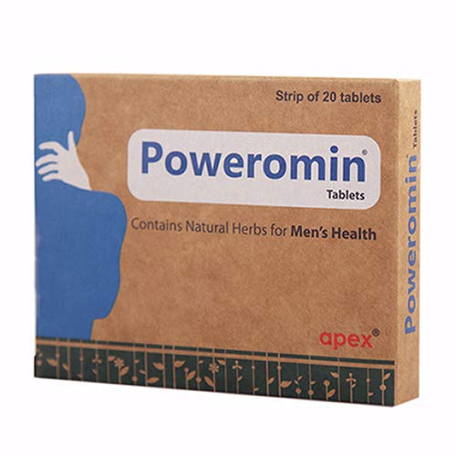 poweromin tablets for men's health – pack of 2 (40 tabs) poweromin tablets for men's health – pack of 2 (40 tabs)