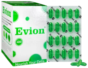 evion 400 capsules (pack of 3) – for glowing skin, healthy hair, acne control & face brightening