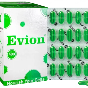 evion 400 capsules (pack of 3) – for glowing skin, healthy hair, acne control & face brightening