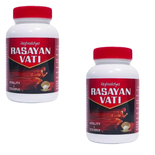 rajvaidya rasayan vati – ayurvedic shakti vardhak tablets pack of 2 rajvaidya rasayan vati – ayurvedic shakti vardhak tablets pack of 2